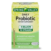 Spring Valley Daily Probiotic Supplement Delayed Release Capsules, 30 Count