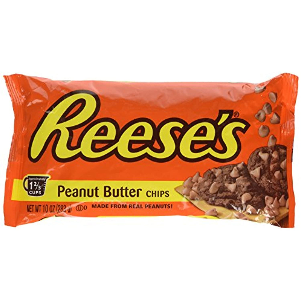 Reeses Peanut Butter Baking Chips, 10-Ounce Bag (Pack Of 3)