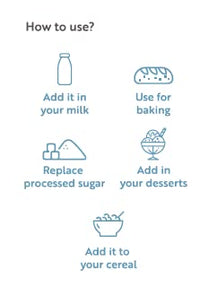 The Divine Foods | Organic Palmyra Palm Sugar | Natural Sweetener, Sugar Alternative | Unrefined | Sugar for Coffee, Tea & Recipes | Vegan | Organic | Non GMO (250 gm)