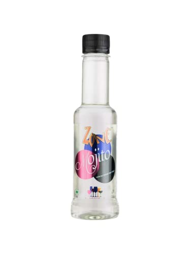 Zone Mojito Flavoured Bar Syrup, 240ml Bottle | Suitable for Cocktails, Mocktail, Drinks, Juices, Beverages and More | Non Alchoholic Mix | 12 Flavours Available