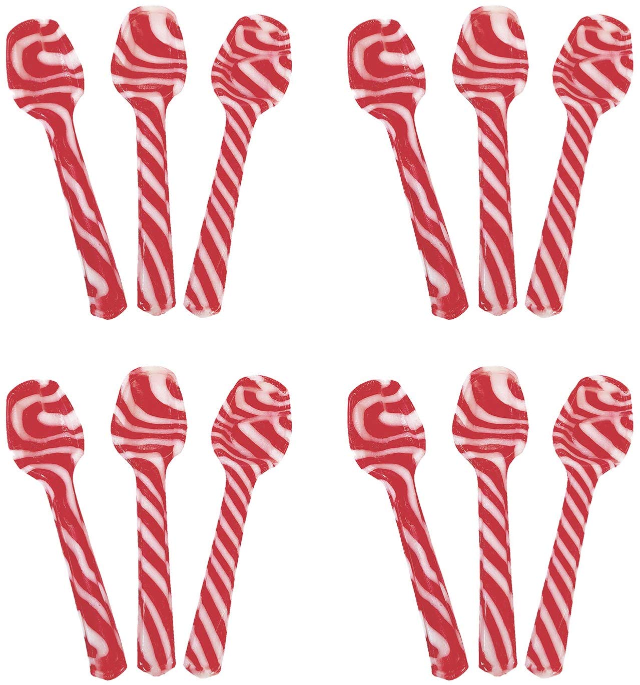 Candy Cane Spoons 1doz