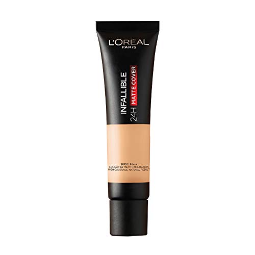 L'Oreal Paris Infallible 24H Matte Cover Liquid Foundation, 257 True Sun, 35 ml