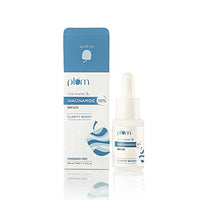 Plum 10% Niacinamide Face Serum with Rice Water | Vitamin B3 with Japanese Fermented Rice Water | For Clear, Blemish-Free, Bright Skin | Suits All Skin Types | Fragrance-Free | 15 ml