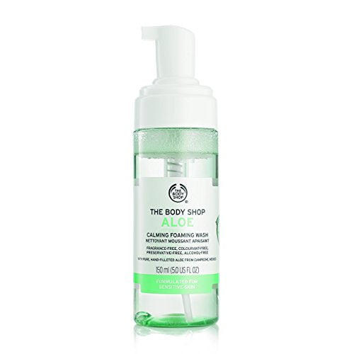 The Body Shop Foaming Aloe Vera Facial Wash, 150ml