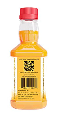 IndicWisdom Wood Pressed Walnut Oil 100ml (Cold Pressed - Extracted on Wooden Churner)