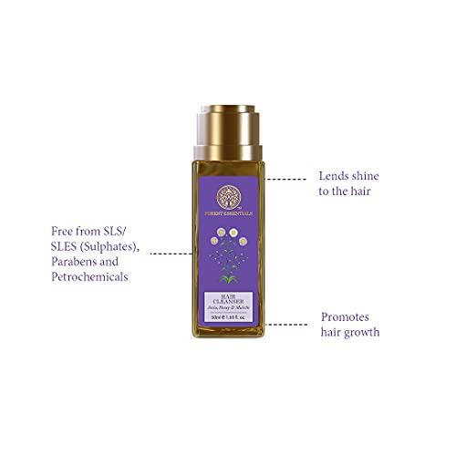 Forest Essentials Travel Size Hair Cleanser Amla, Honey & Mulethi 50ml (Shampoo)