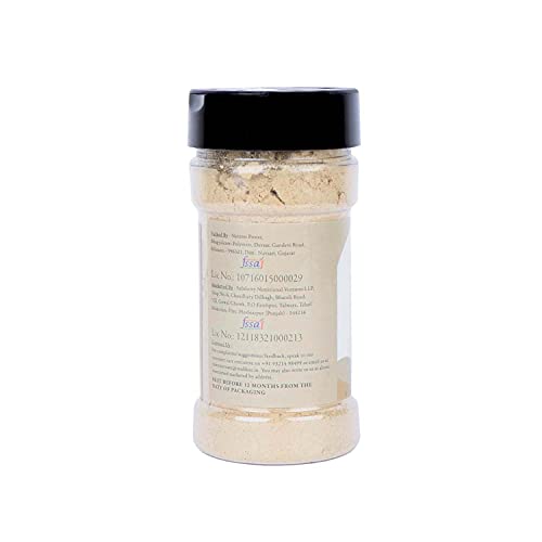 Malikaz' The Royale Taste Ginger Powder (Saunth Powder) Jar, 90 g | Aromatic | 100% Natural | No Additives | Easy to use in masalas for Gravies, curries, marinades, stews etc |