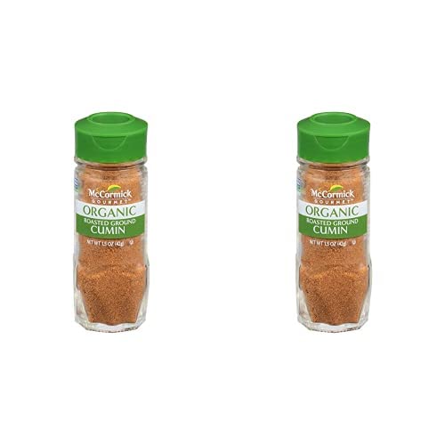McCormick Gourmet Organic Roasted Ground Cumin, 1.5 oz (Pack of 2)