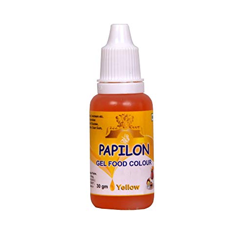 Papilon Concentrated Gel Food Color, 6 X 30 g