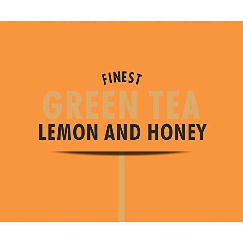 Ty-phoo Natural Green Tea Lemon and Honey with 25 Heat Sealed Enveloped Bags, 25 Bags