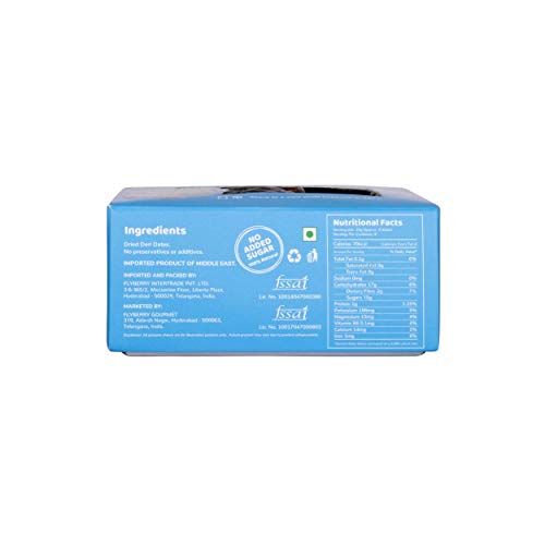 Flyberry Gourmet Deri Dates (Khajoor) Dry Fruits, 200g