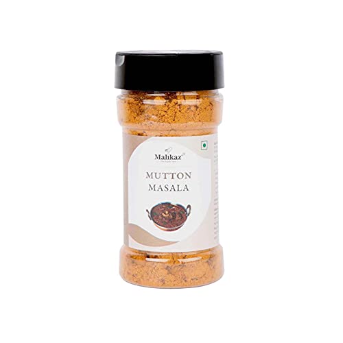 Malikaz' The Royale Taste Mutton Masala Jar, 90 g | A Blend of Traditional Herbs and Spices | Fragrant | Easy to add Exotic Flavours for Mouth-Watering Dishes |