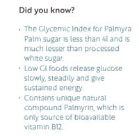 The Divine Foods | Organic Palmyra Palm Sugar | Natural Sweetener, Sugar Alternative | Unrefined | Sugar for Coffee, Tea & Recipes | Vegan | Organic | Non GMO (250 gm)