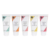 Fix My Curls Travel size Protein Bundle with Cleansing Shampoo, Everyday Moisturizing Shampoo, Hydrating Deep Conditioner , Leave in cream and Defining Gel For Curly And Wavy High porosity 2A to 2C Curls 50 gm each