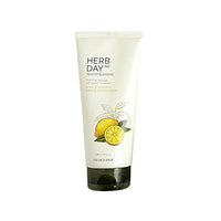 The Face Shop Herb Day 365 Cleansing Foam, Lemon & Grapefruit, ml with lemon extracts, SLS and Paraben Free, 170 millilitre
