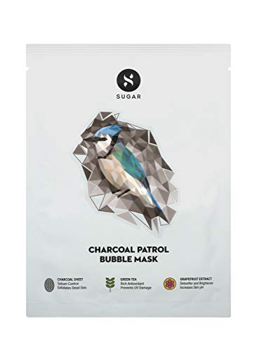 SUGAR Cosmetics Sheet Mask (Charcoal Patrol Bubble Mask Face Mask)