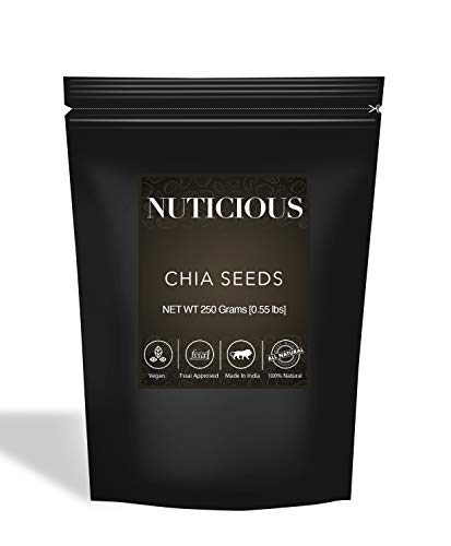 NUTICIOUS Organic Chia Seeds -250 G