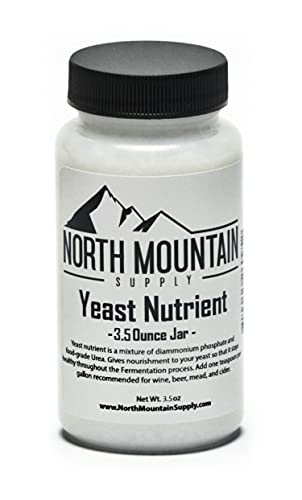 North Mountain Supply - RS-PC-12 Red Star Premier Classique Wine Yeast - Pack of 12 - Fresh Yeast & Food Grade Yeast Nutrient - 3.5 Ounce Jar