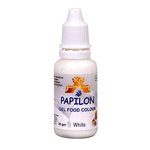 Papilon Concentrated Gel Food Color, Assorted, 6 X 30 g