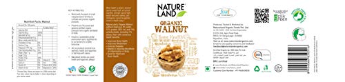 Natureland Organics Walnuts (Akhrot) 150 Gm - Without Shell