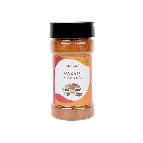 Malikaz' The Royale Taste Garam Masala Jar, 90 g | 100% Natural | A Unique Blend of Roasted Whole Spices | Easy to add a Special Warmth to Any Recipe |