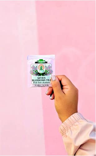 Tadin Seven Blossoms Herbal Tea, Caffeine Free, 24 Tea Bags Per Box, Pack of 6 Boxes Total