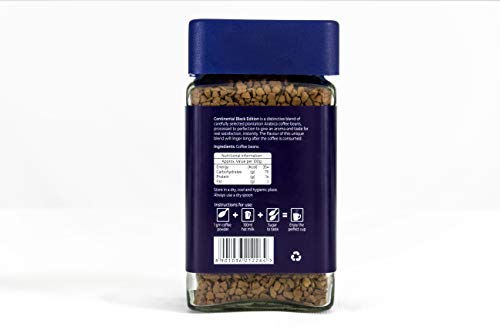 Continental Coffee Black Edition Freeze Dried Pure Instant Coffee Powder 100g Jar | Cold Coffee | Black Coffee |