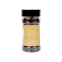 Malikaz' The Royale Taste Whole Black Peppercorns Jar, 80 g | King of Spices | 100% Natural | No Additives | Easy to Provide a Flavour Boost to All Your Dishes |