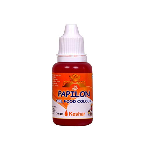 Papilon Concentrated Gel Food Color, Assorted, 6 X 30 g