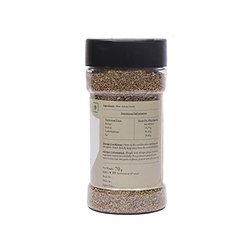 Malikaz' The Royale Taste Raw Ajwain Seeds, 70 g