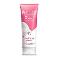 POND's Bright Beauty Spot-less Glow Face Wash With Vitamins, Removes Dead Skin Cells & Dark Spots, Double Brightness Action, All Skin Types, 150g