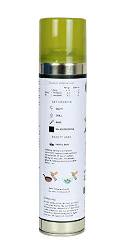 Black & Green Extra Virgin Avocado Oil Cooking Spray, 250ML, Chemical Free. 300°C Smoke Point, for High Heat Cooking, Baking and Frying