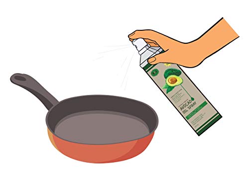 Black & Green Extra Virgin Avocado Oil Cooking Spray, 250ML, Chemical Free. 300°C Smoke Point, for High Heat Cooking, Baking and Frying