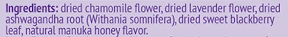 HYLEYS Tea Calm Tea with Aswagandha - Lavender & Honey Flavor - 25 Tea Bags - Caffeine Free Tea