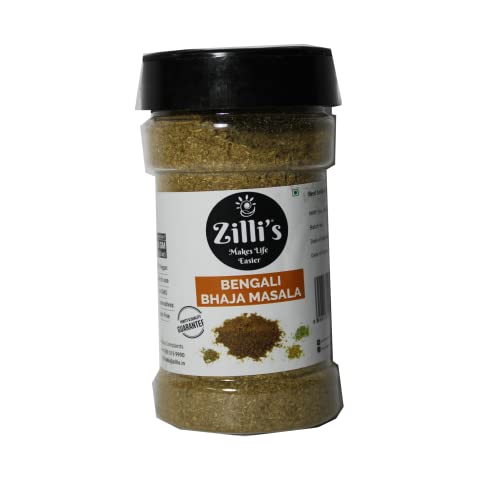 Zilli's  Bhaja Masala, Kolkata Jhal Muri Masala & Panch Phoron (100g x 3 = 100g) - for Cooking & Baking, Everyday Use Natural Powder, Vegan, Gluten Free, No Preservatives - [Bengali Essential Combo Pack]