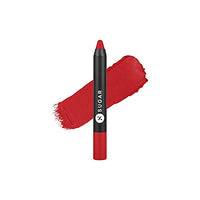 SUGAR Cosmetics - Matte As Hell - Crayon Lipstick -01 Scarlett O'hara (Red) - 3.5 gms - Bold and Silky Matte Finish Lipstick, Lightweight, Lasts Up to 12 hours