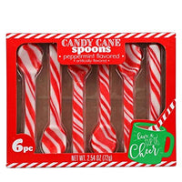 CANDY CANE Spoons, peppermint flavored, (1) box (2.54 oz, 1-Pack)
