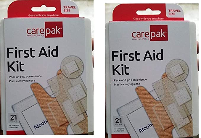 First Aid Kit - Travel Size 21 pc - 1 Pack