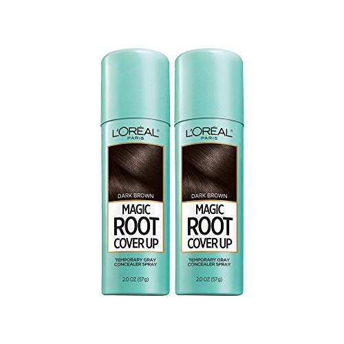 L'Oreal Paris Hair Color Root Cover Up Hair Dye, Dark Brown, 2 Ounce (Pack of 2)