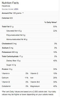 Miltop Turkish Hazelnut, 250g