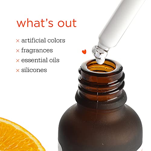 Plum 15% Vitamin C Face Serum with Mandarin for Glowing Skin with Pure Ethyl Ascorbic Acid for Hyperpigmentation & Dull Skin, Fragrance-Free, 20 ml