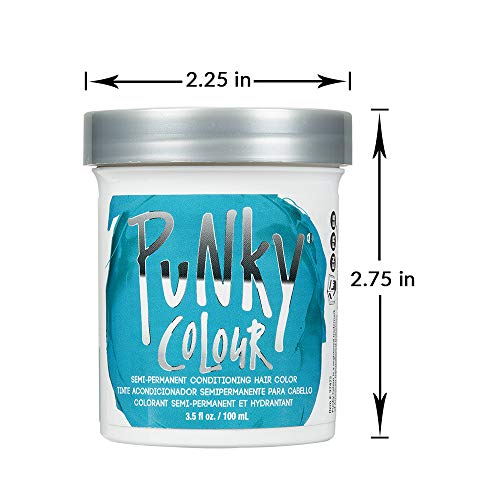 Jerome Russell Punky Semi Permanent Hair Color Conditioning, 100ml - Turquoise (Pack of 1)