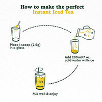 VAHDAM, INSTANT Turmeric Orange Iced Tea Powder (150g) | Himalayan Green Tea Instant Tea Powder with Vitamin C | No Artificial Ingredients | 10 Calorie Instant Orange Ice Tea Powder