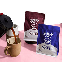 Sleepy Owl Dark Roast Ground Coffee - 100% Arabica Coarse Grind Coffee (Cold Brew, French Press) 250 gms | Freshly Roasted & Ground