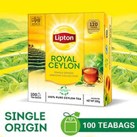 Lipton Royal Ceylon Srilankan Black Tea Bags ,100 Tea Bags