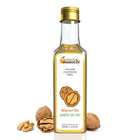 H&O Walnut Oil - 100% Pure Cold Pressed Edible Akhrot Ka Tel - 100ml Glass Bottle