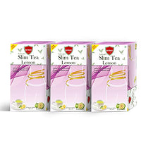 Nutrust Slim Tea Garcinia and Probiotics - Lemon, 20 Sachets (Pack of 3)