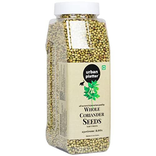 Urban Platter Whole Coriander Seeds (Sabut Dhaniya or Dhana) Shaker Jar, 250g