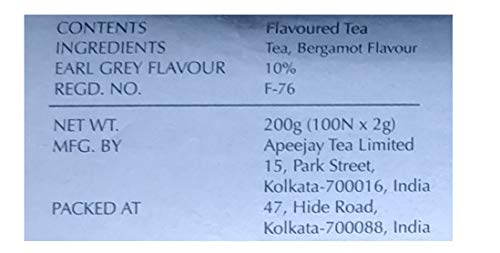 Typhoo Earl Grey 100 Heat Sealed Enveloped Tea Bags