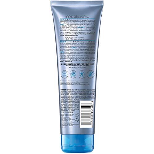 L'Oreal Paris EverCurl Hydracharge Sulfate Free Shampoo, with Coconut Oil, 8.5 Fl; Oz (Packaging May Vary)